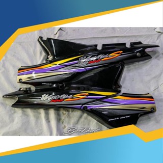 Tem Rời Dán Xe Wave Nhỏ Mẫu S 100 Tím Đen Đồng