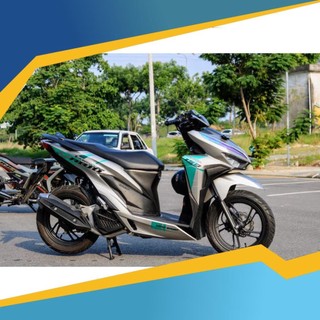Tem rời dán xe vario 2018 150 mẫu malay xanh bạc đen