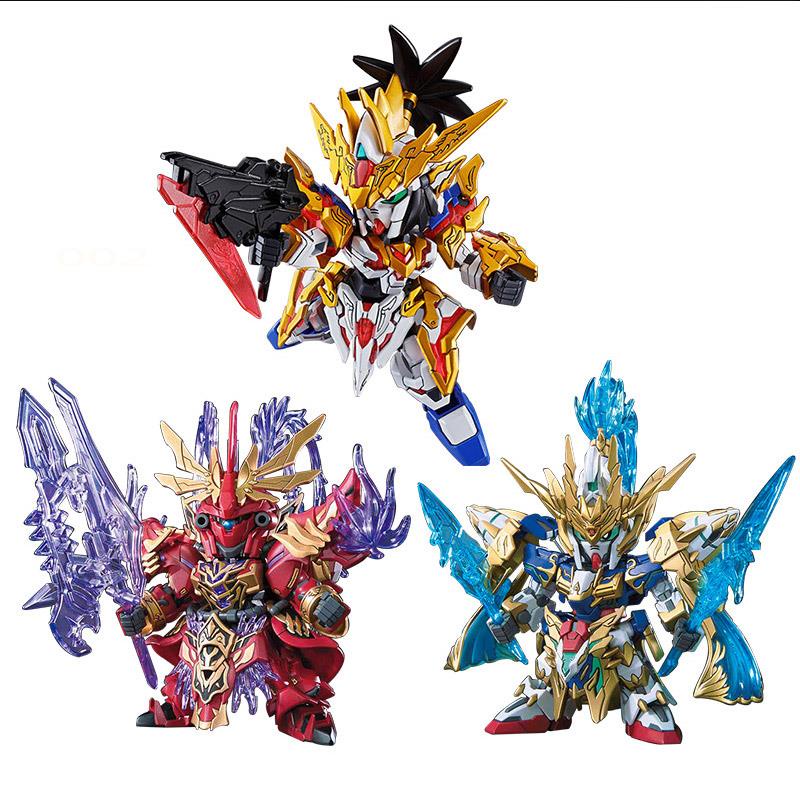 Mô Hình Gundam Bandai Tam Quốc Trang Chuangjie Chuan SD Gundam Đồ Chơi Lắp Ráp Triệu Vân Quan Vũ Tào Tháo