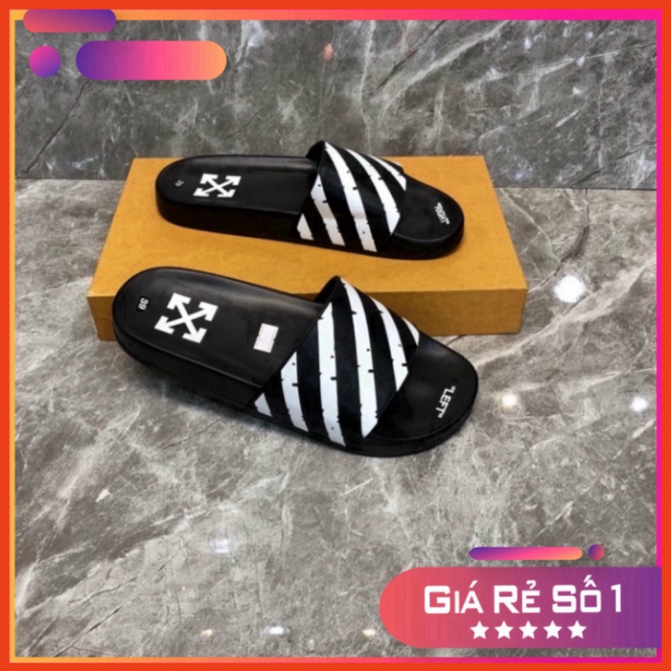 (GIÁ XƯỞNG) Dép lê off white quai da siêu nét - Dép nam quai da đỉnh cao Rẻ Nhất Shopeee | BigBuy360 - bigbuy360.vn