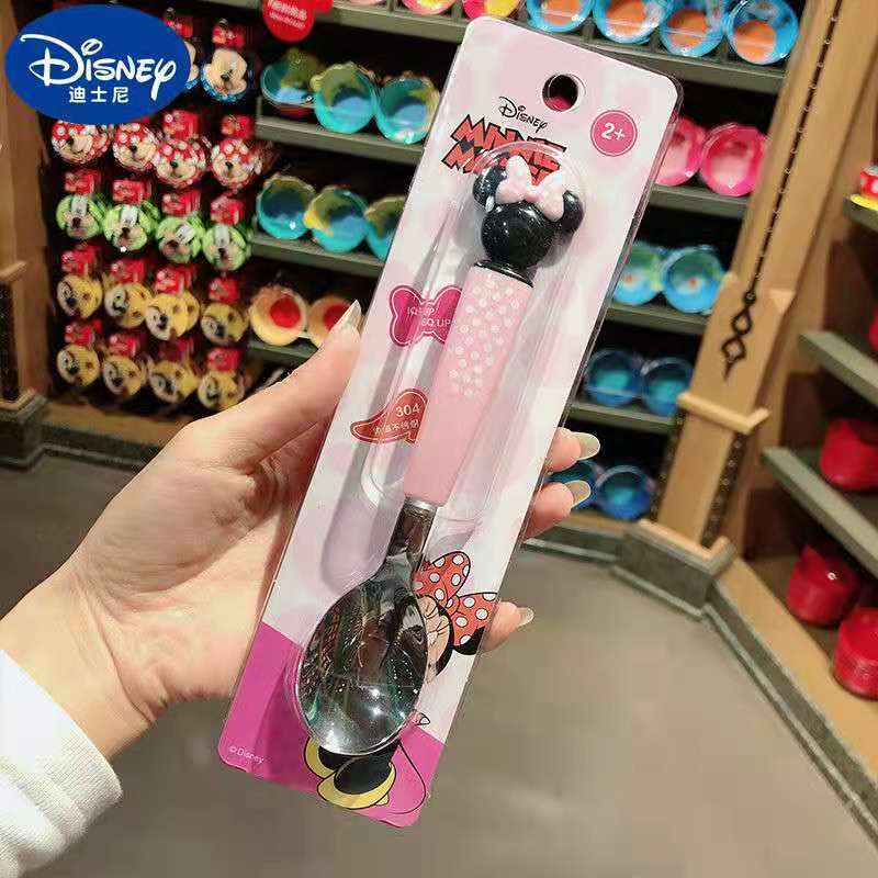 Muỗng Ăn Cơm Ba Chiều Bằng Thép Không Gỉ 304 Hình Disney Elsa Cho Bé