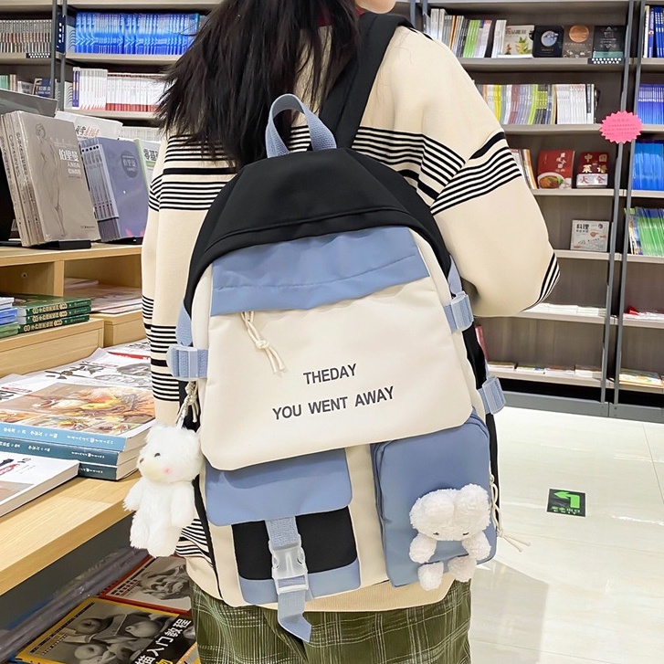 UETEEY Balo nữ Korean backpack Quà tặng như túi tote và hộp bút chì May1005