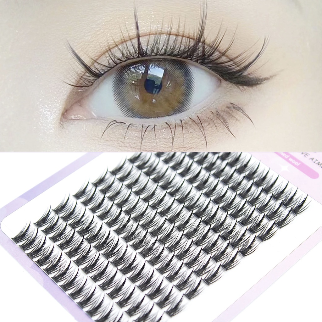 Lông mi giả Cotremyp 10 hàng dày và cong tự nhiên cho người bắt đầu