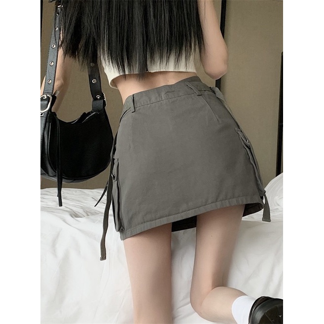 Jiashucheng Chân Váy Ngắn Thiết Kế Mới Thời Trang Theo Phong Cách Mỹ Cho Nữ