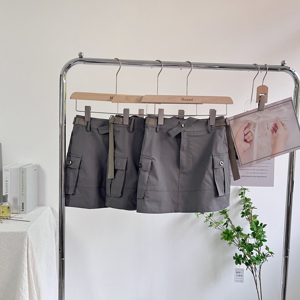 Jiashucheng Chân Váy Ngắn Thiết Kế Mới Thời Trang Theo Phong Cách Mỹ Cho Nữ