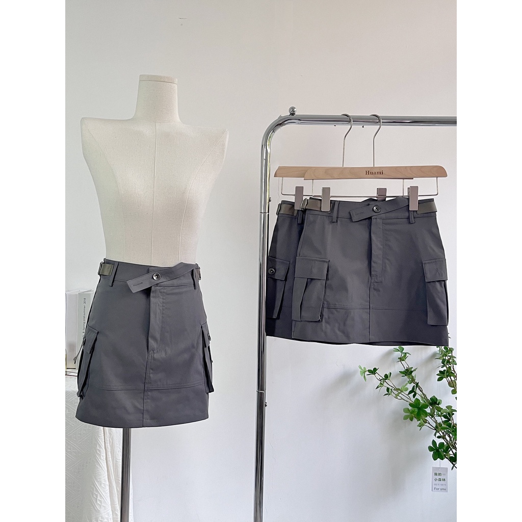 Jiashucheng Chân Váy Ngắn Thiết Kế Mới Thời Trang Theo Phong Cách Mỹ Cho Nữ