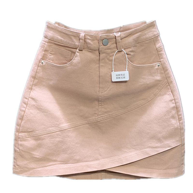 Chân váy chữ A JSC denim cotton có co giãn thời trang mùa hè dành cho nữ