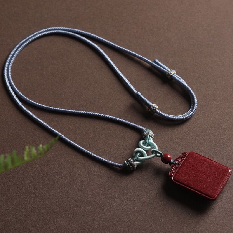 Mặt Vòng cổ Phật Bằng Đá Ngọc Bích Cao Cấp Có Thể Điều Chỉnh