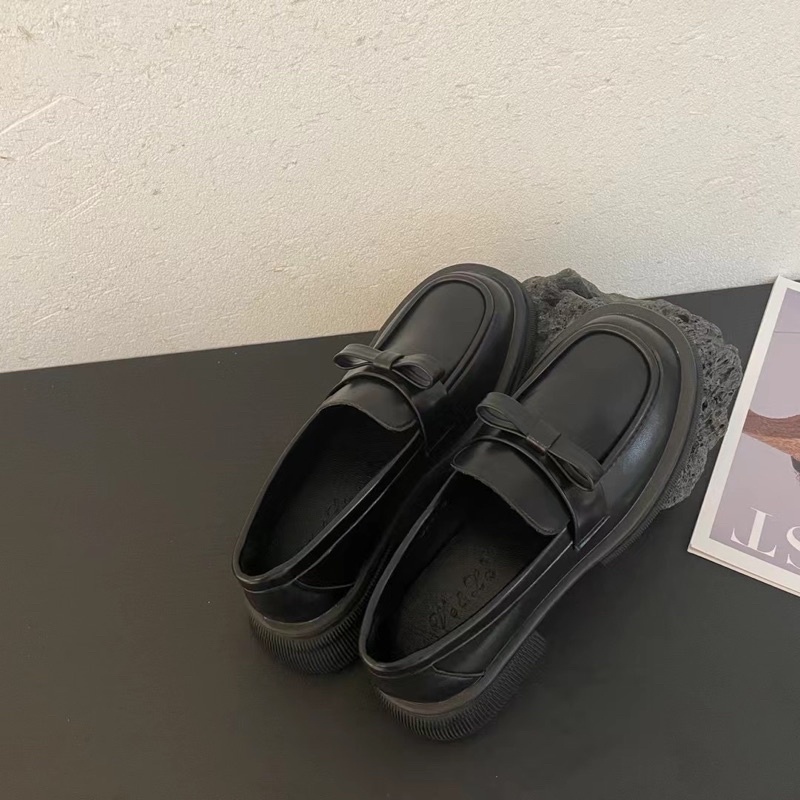 Giày Lười Đính Nơ - Loafer da mềm Misshoes