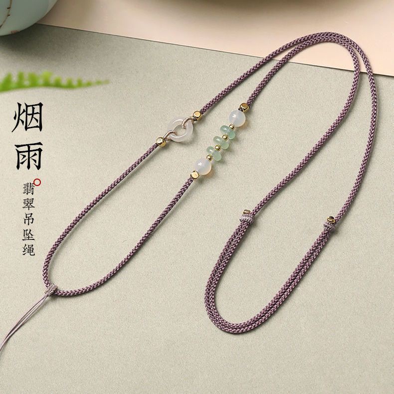 Mặt Dây Chuyền Bằng Ngọc Bích Cao Cấp Có Thể Điều Chỉnh