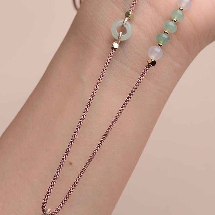 Mặt Dây Chuyền Bằng Ngọc Bích Cao Cấp Có Thể Điều Chỉnh