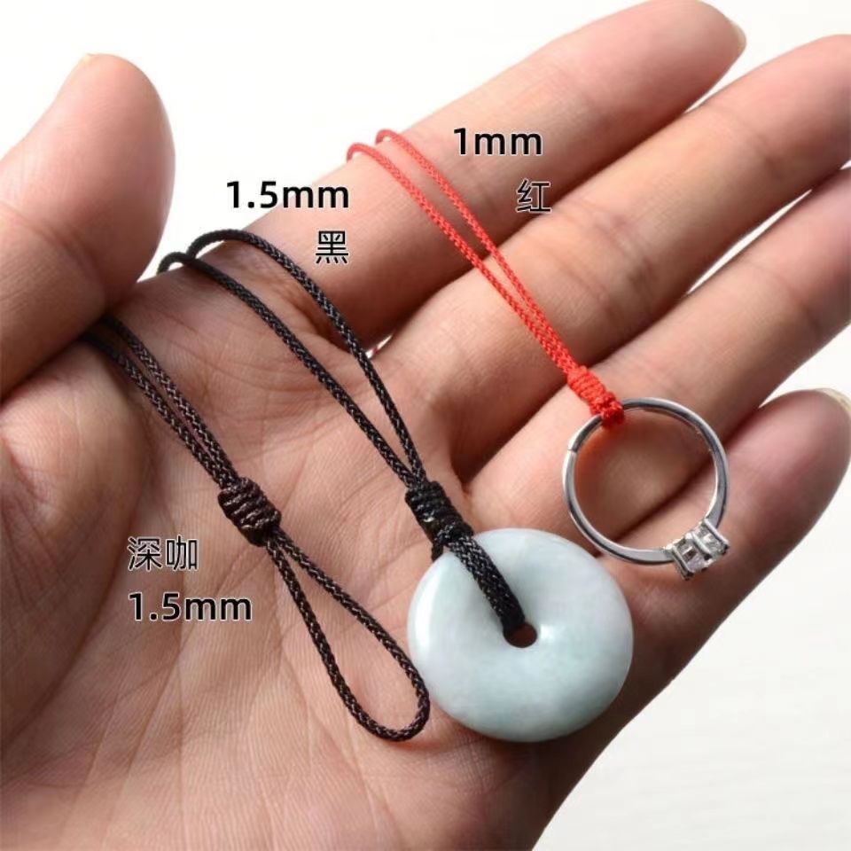 Dây Đeo Cổ Có Thể Điều Chỉnh Được Màu Đen Và Đỏ Cho Cặp Đôi