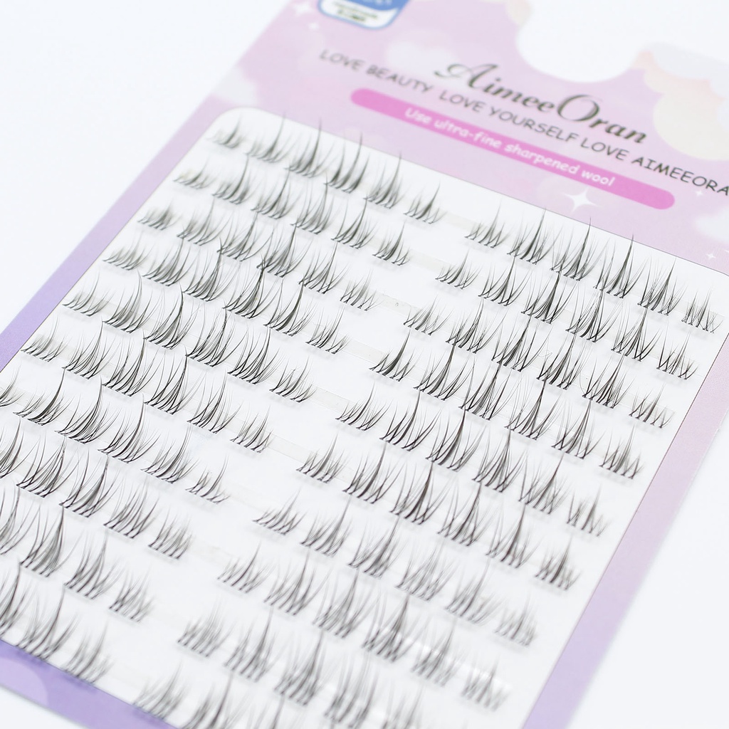 Lông mi giả Cotremyp 10 hàng dày và cong tự nhiên cho người bắt đầu