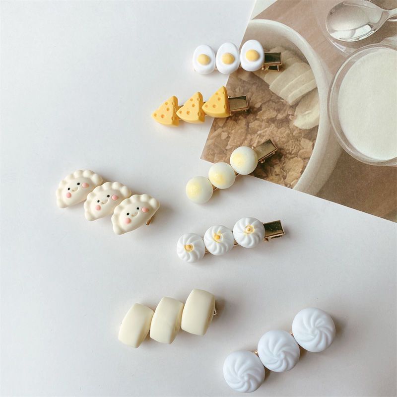 Kẹp Tóc Hình Thức Ăn Siêu Dễ Thương Cho Bé Gái