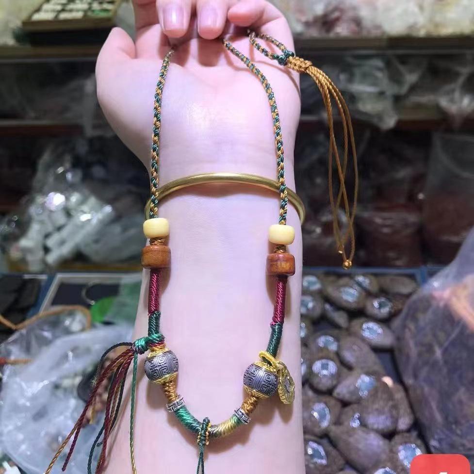 Vòng cổ Sáp Ong Hetian jade Thangka Thông Dụng Làm Mặt Dây Thừng Công Nghiệp Tây Tạng Hạng Nặng Cho Nữ a