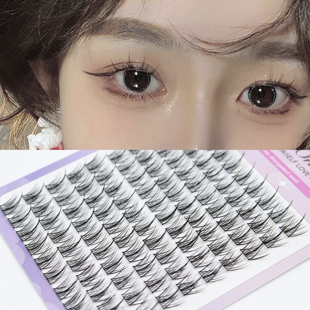 AIMEEORAN Lông Mi Giả 10 Hàng Dán Dày Và Cong Tự Nhiên Cho Người Mới Bắt Đầu