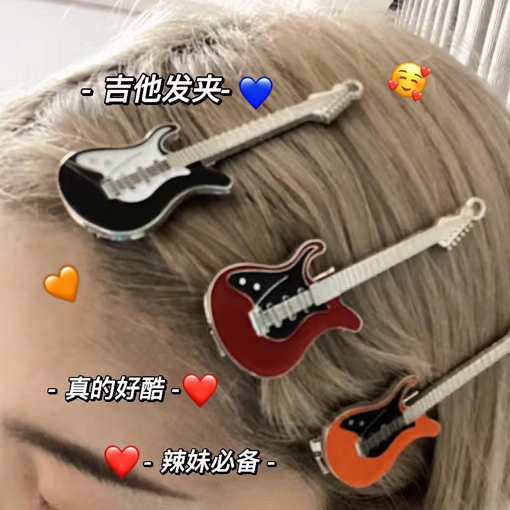 Kẹp Tóc mini Hình Đàn guitar Dễ Thương Cho Nữ