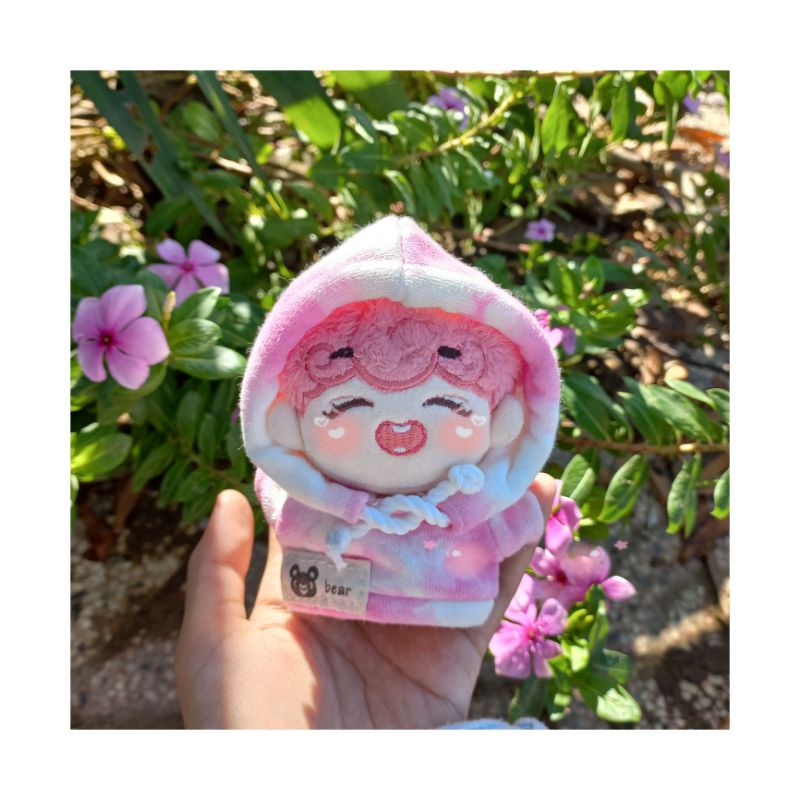 Áo hoddie oversize cho doll 10cm