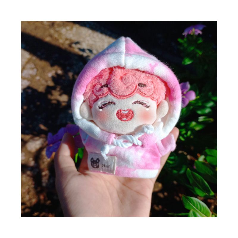 Áo hoddie oversize cho doll 10cm