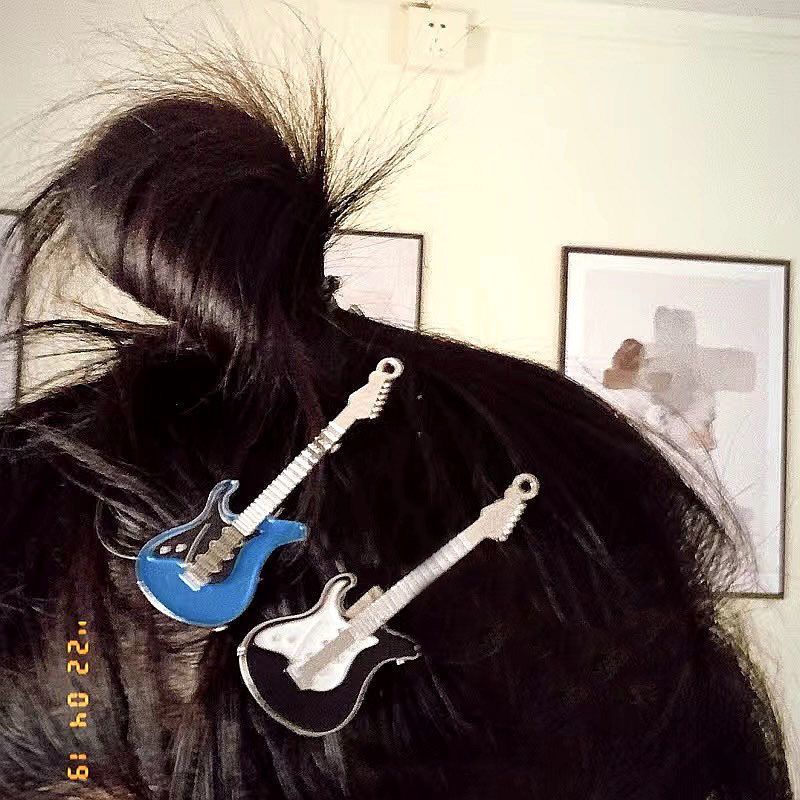 Kẹp Tóc mini Hình Đàn guitar Dễ Thương Cho Nữ
