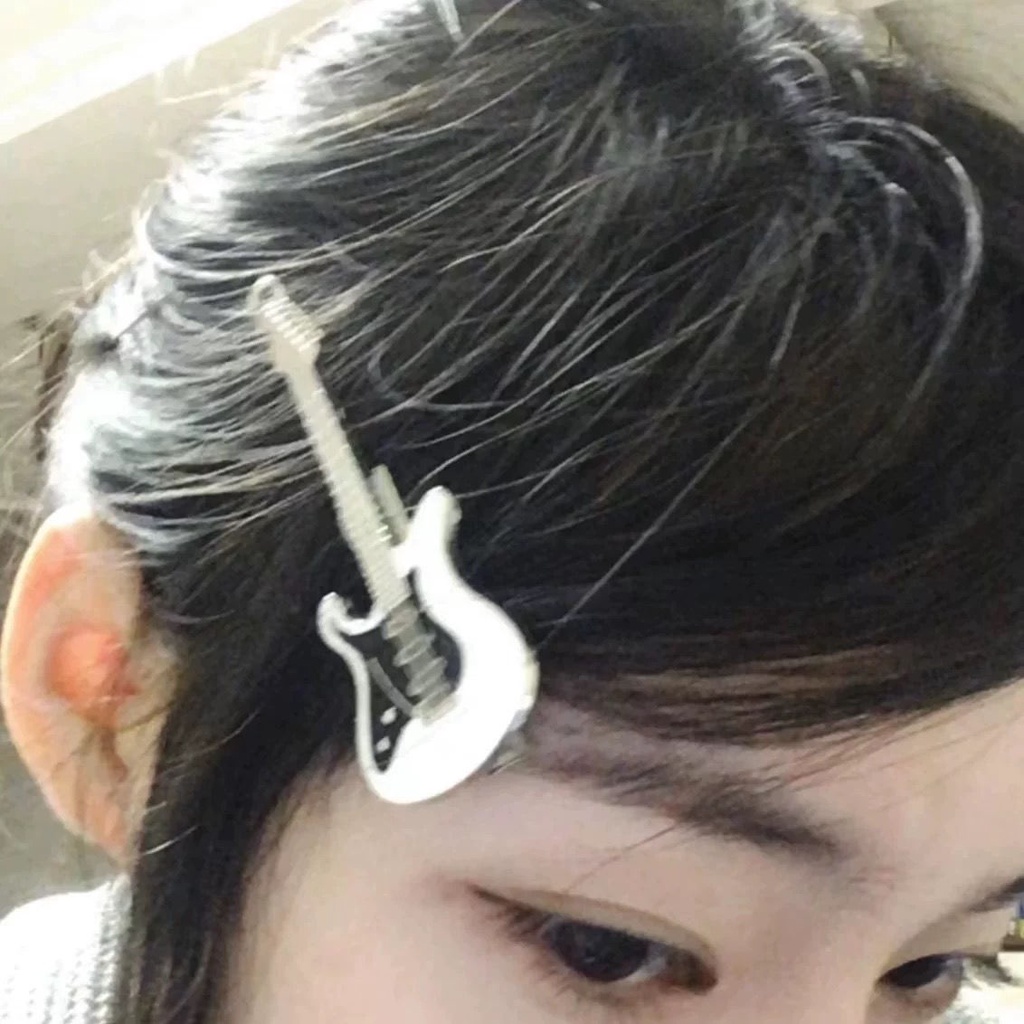 Kẹp Tóc mini Hình Đàn guitar Dễ Thương Cho Nữ