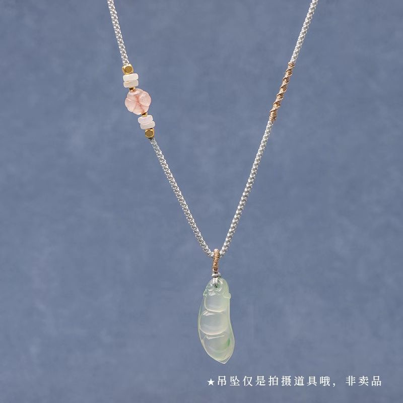 Dây Xích Mặt Cỏ Bốn Lá Nhỏ Tự Làm Thủ Công