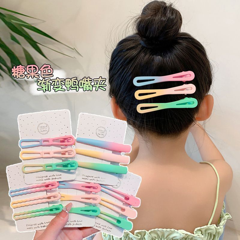 Kẹp Tóc Màu Sắc Cầu Vồng Xinh Xắn Cho Nữ