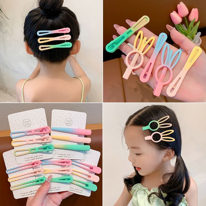 Kẹp Tóc Màu Sắc Cầu Vồng Xinh Xắn Cho Nữ