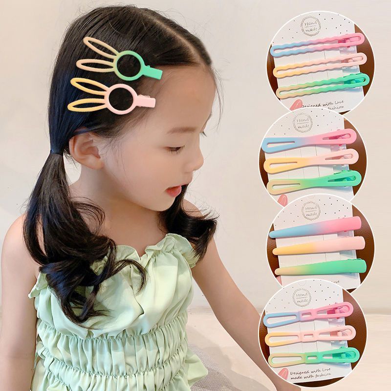 Kẹp Tóc Màu Sắc Cầu Vồng Xinh Xắn Cho Nữ