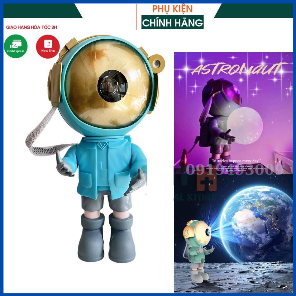 Đèn phi hành gia BearBrick ôm Mặt Trăng chiếu thiên hà sao - Decor nhà đèn sự kiện đèn ngủ đèn vũ trường TÀI SHOP