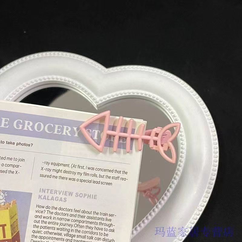 Kẹp Tóc Hình Xương Cá Màu Sắc Ngọt Ngào Dễ Thương