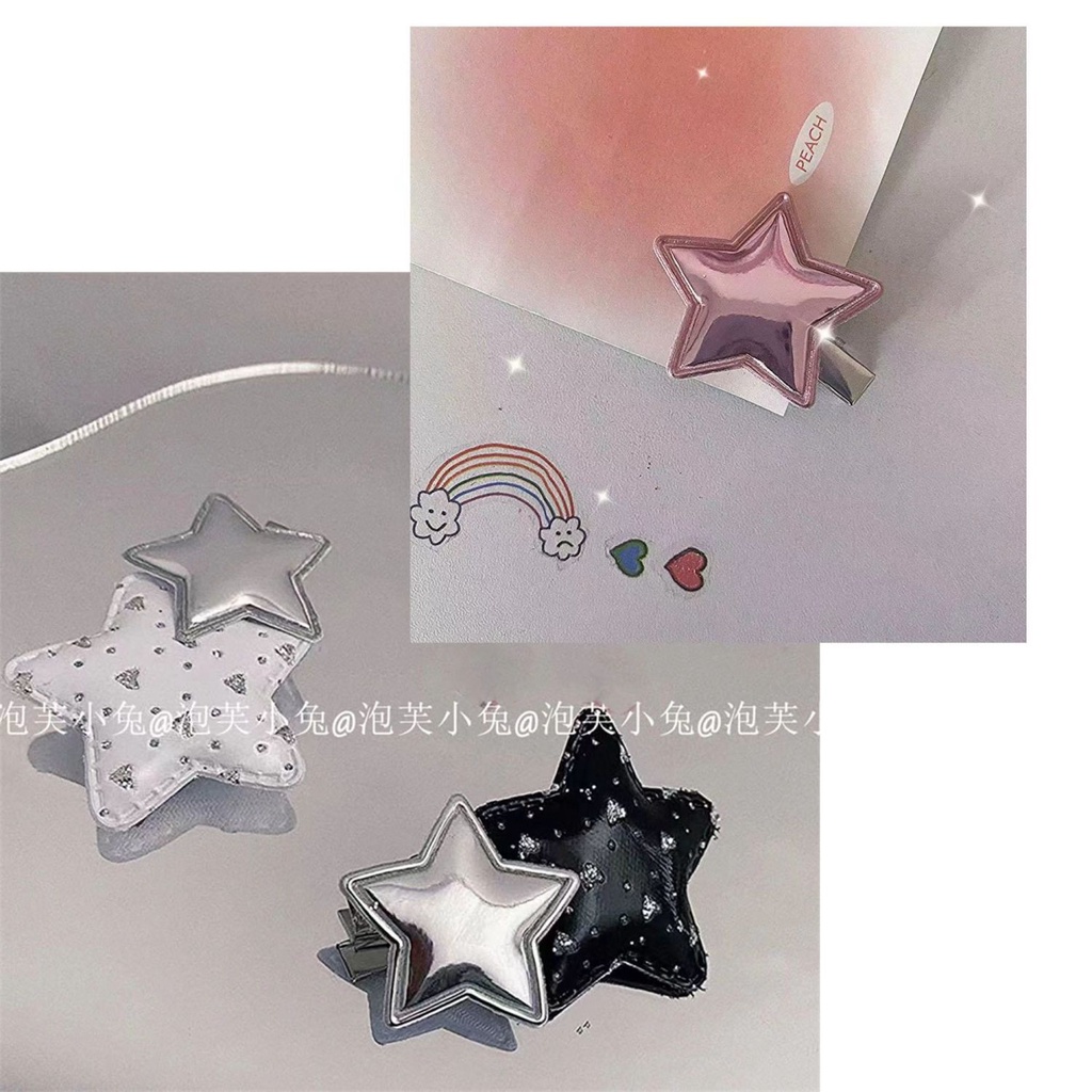 Kẹp Tóc Mái Ngôi Sao Năm Cánh Chính Hãng niche Dễ Thương y2k