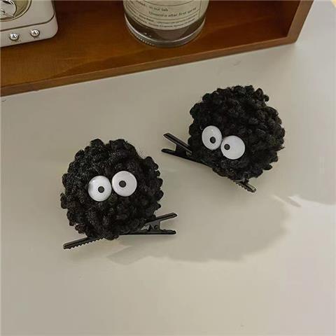 Kẹp Tóc Nhỏ Màu Đen Họa Tiết Hoạt Hình Dễ Thương Cho Bé Gái