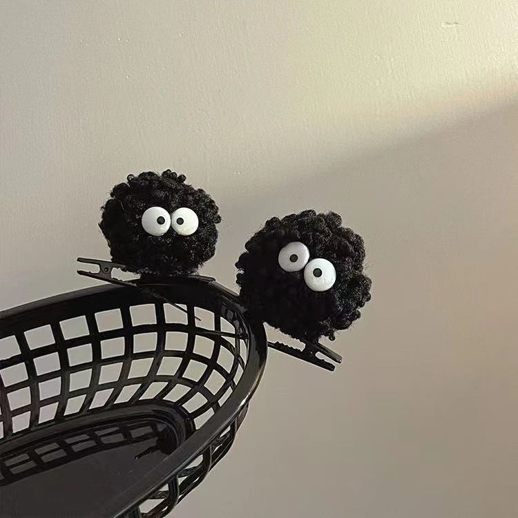 Kẹp Tóc Nhỏ Màu Đen Họa Tiết Hoạt Hình Dễ Thương Cho Bé Gái