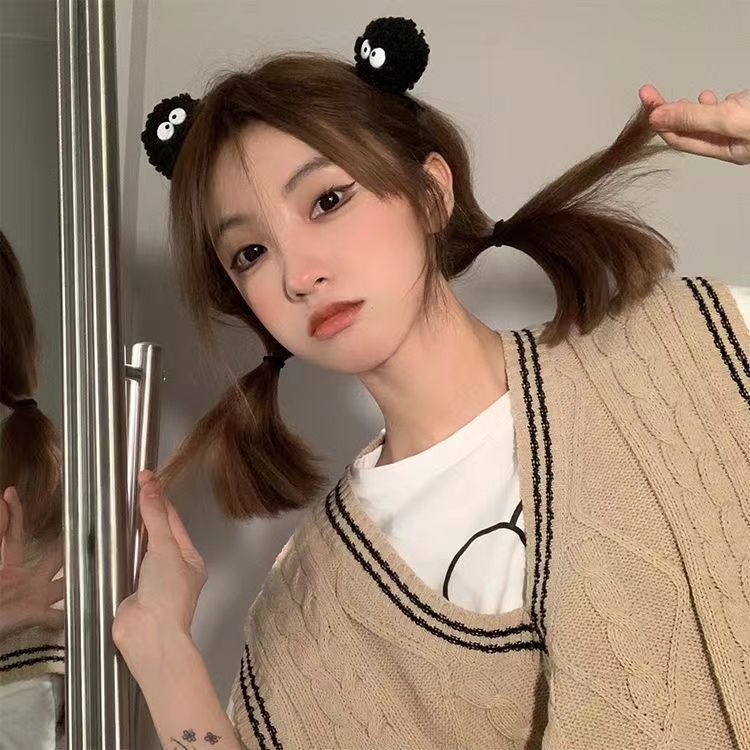 Kẹp Tóc Nhỏ Màu Đen Họa Tiết Hoạt Hình Dễ Thương Cho Bé Gái