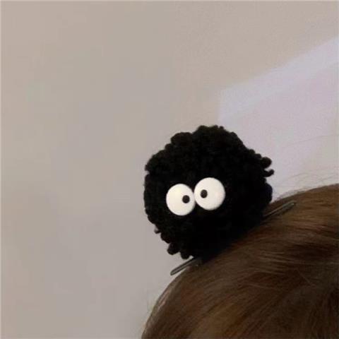 Kẹp Tóc Nhỏ Màu Đen Họa Tiết Hoạt Hình Dễ Thương Cho Bé Gái