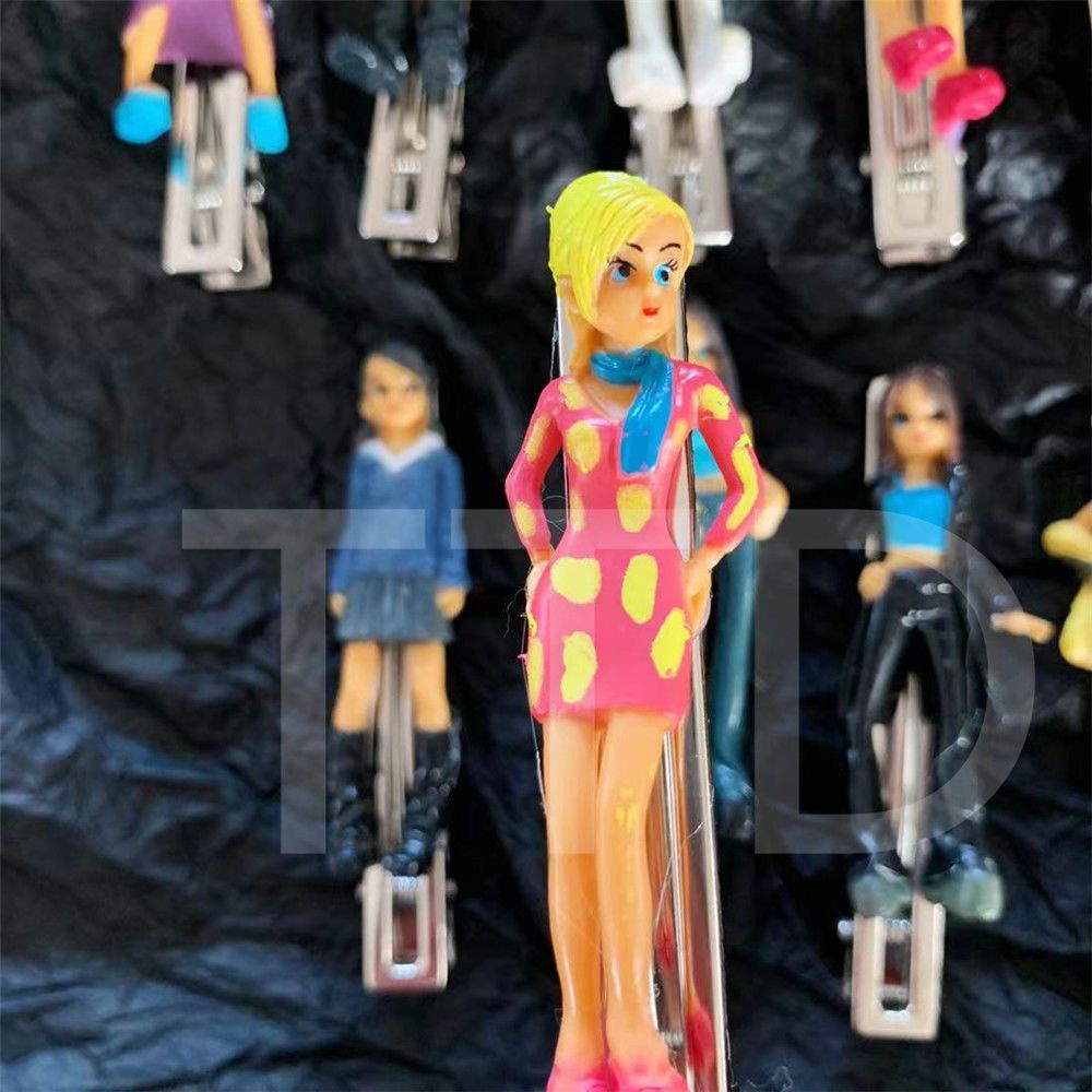 Kẹp Tóc Phong Cách Harajuku Cổ Điển y2k Kèm Phụ Kiện 90s