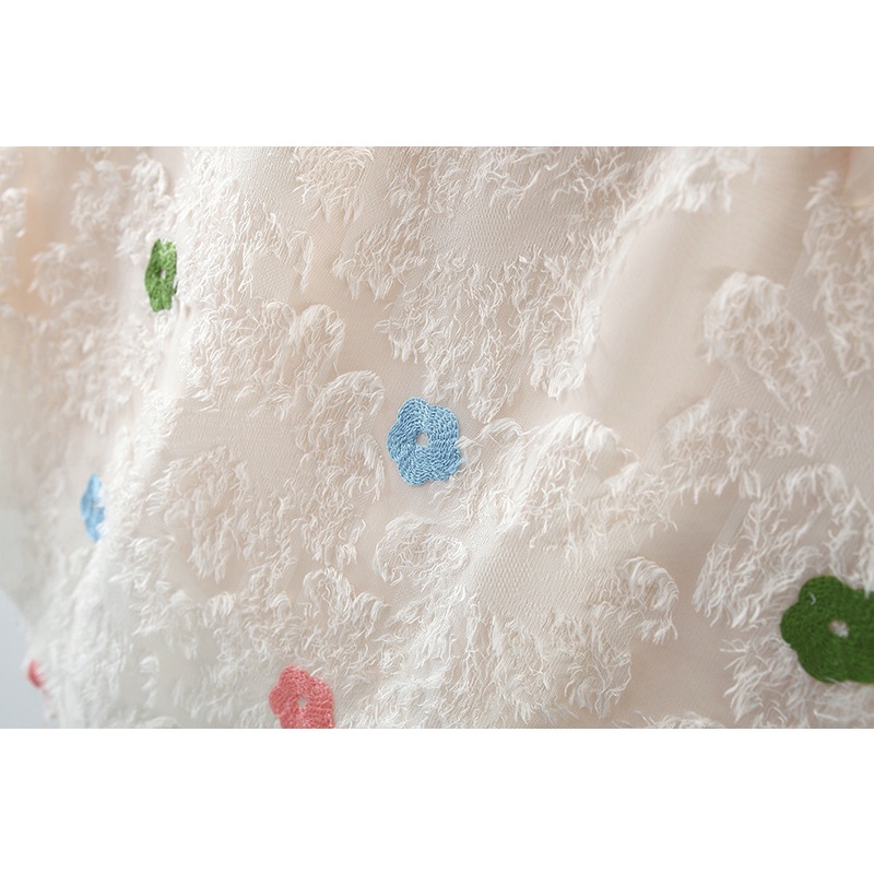 Đầm Tua Rua In Hoa Thời Trang Mùa Hè Xinh Xắn Cho Bé Gái