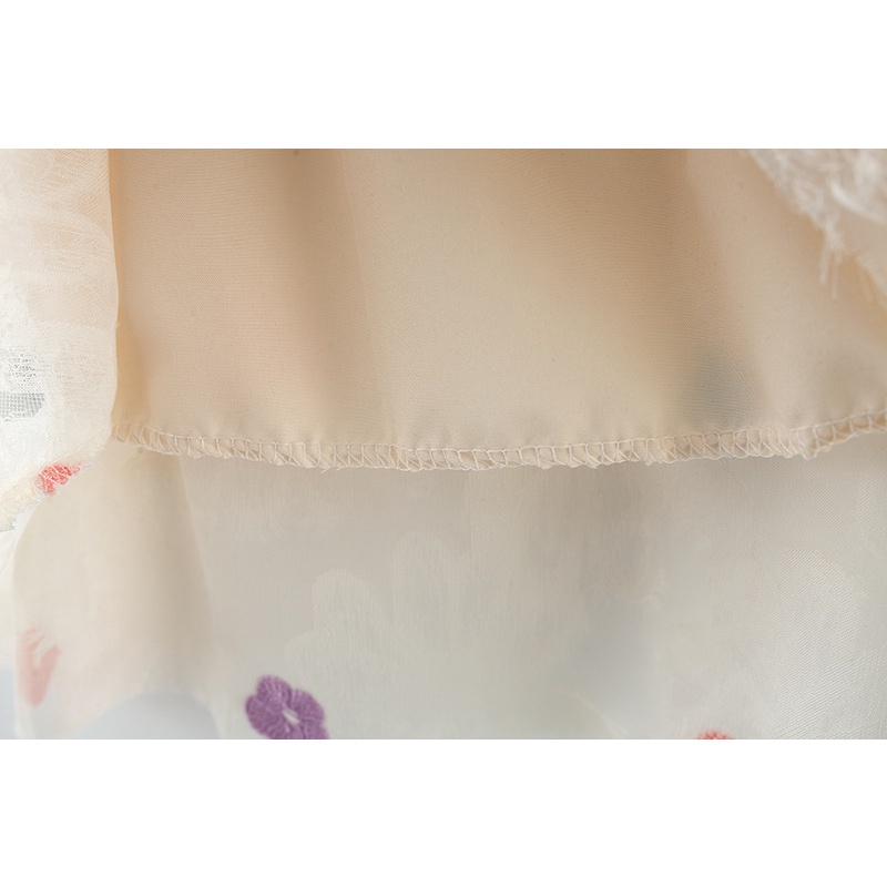 Đầm Tua Rua In Hoa Thời Trang Mùa Hè Xinh Xắn Cho Bé Gái