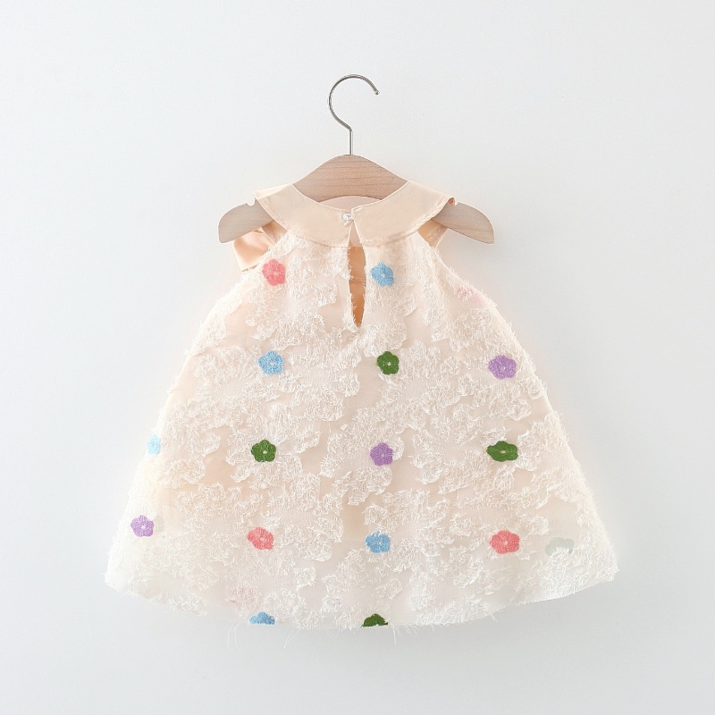 Đầm Tua Rua In Hoa Thời Trang Mùa Hè Xinh Xắn Cho Bé Gái