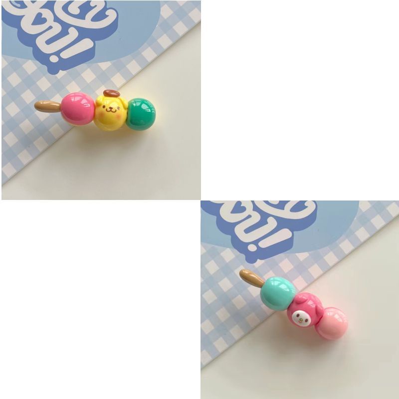 Kẹp Tóc Trang Điểm Trái Tim Sanrio Màu Kẹo Ngọt Ngào Dễ Thương Cho Nữ