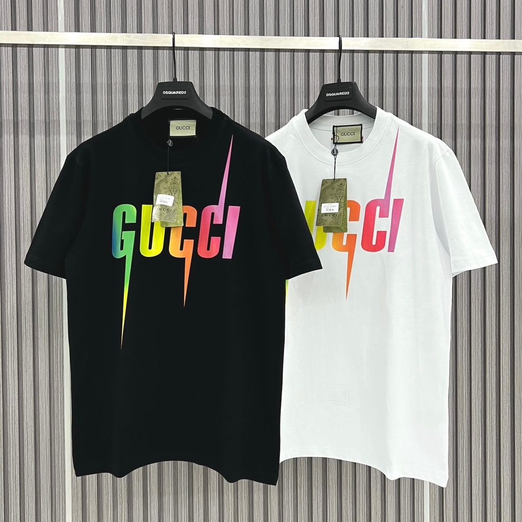 Áo Thun Gucci Blade, Gucci Tia Sét 7 màu  Rainbow loại Best Vải cotton 100%
