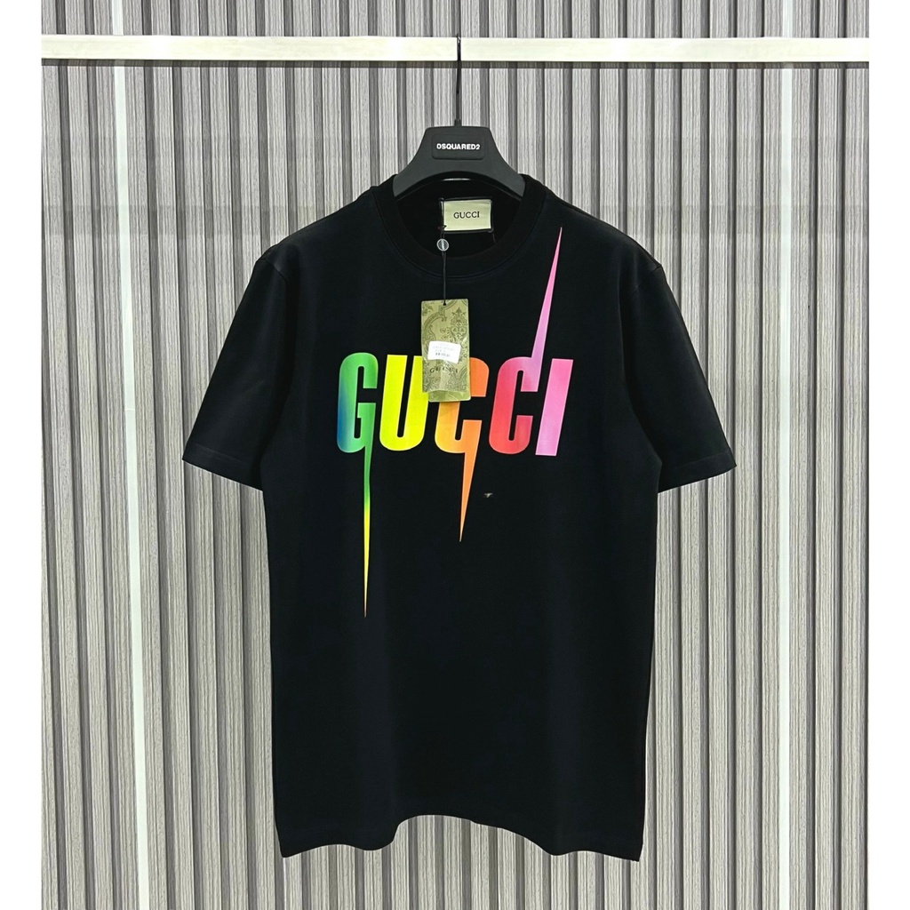 Áo Thun Gucci Blade, Gucci Tia Sét 7 màu  Rainbow loại Best Vải cotton 100%
