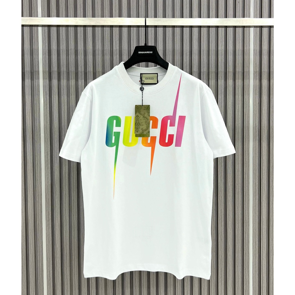 Áo Thun Gucci Blade, Gucci Tia Sét 7 màu  Rainbow loại Best Vải cotton 100%