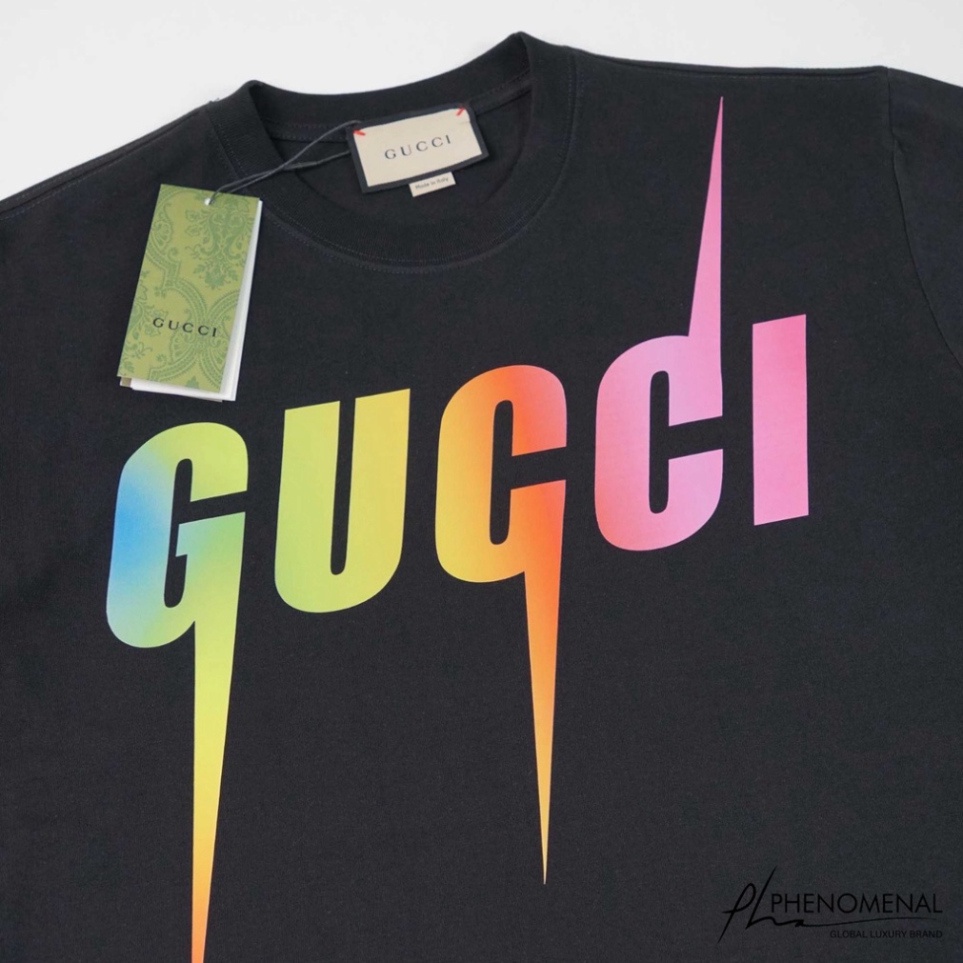 Áo Thun Gucci Blade, Gucci Tia Sét 7 màu  Rainbow loại Best Vải cotton 100%
