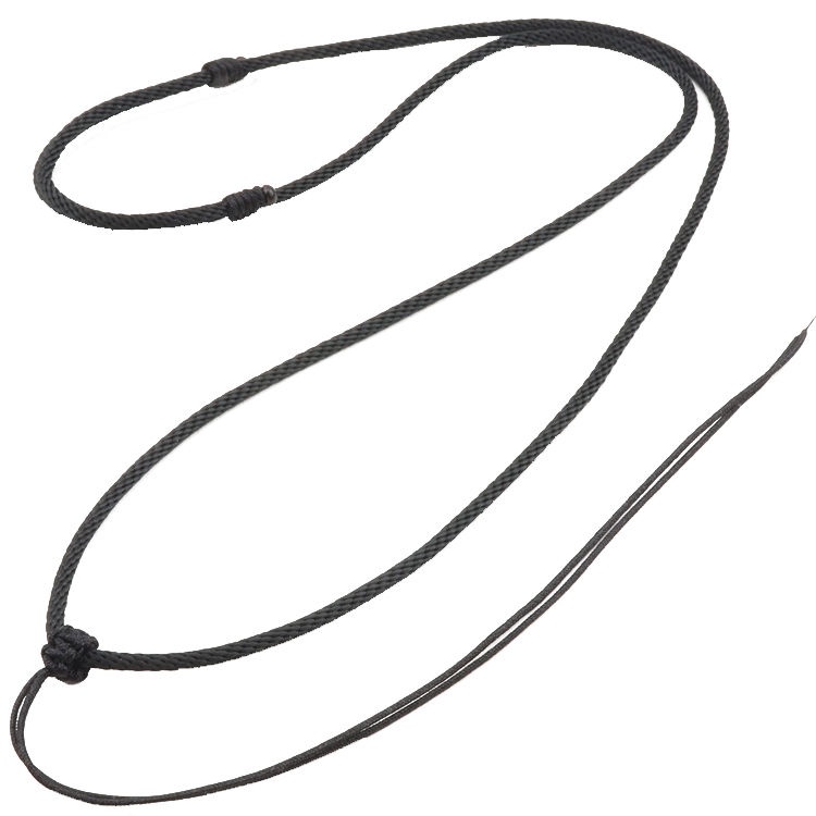 Vòng cổ Mặt Đá Ngọc Bích Màu Đen Thời Trang Cao Cấp Cho Nam Và Nữ