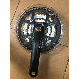 Đùi đĩa SHIMANO FC-M443 48-36-26T - 3 tầng hoa khế trục rỗng (đùi + ổ trục) - Malaysia