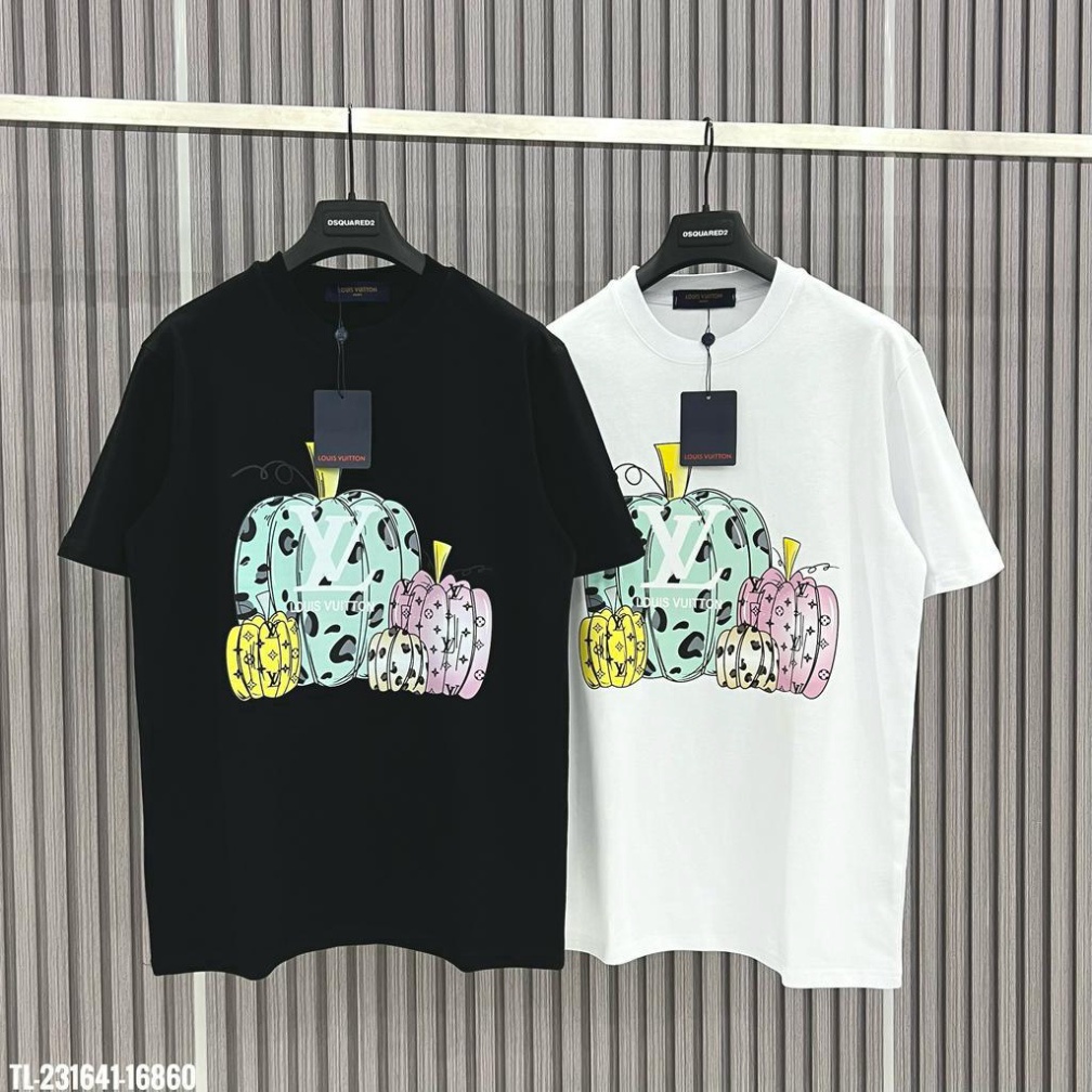 Áo thun LV Áo Louis Vuiton in họa tiết Trái Bí MS02 Vải Cotton 100%