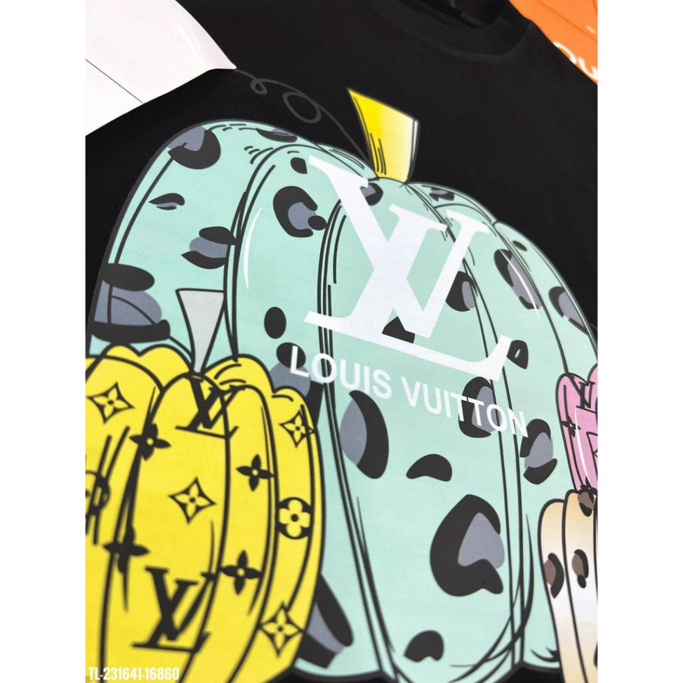 Áo thun LV Áo Louis Vuiton in họa tiết Trái Bí MS02 Vải Cotton 100%
