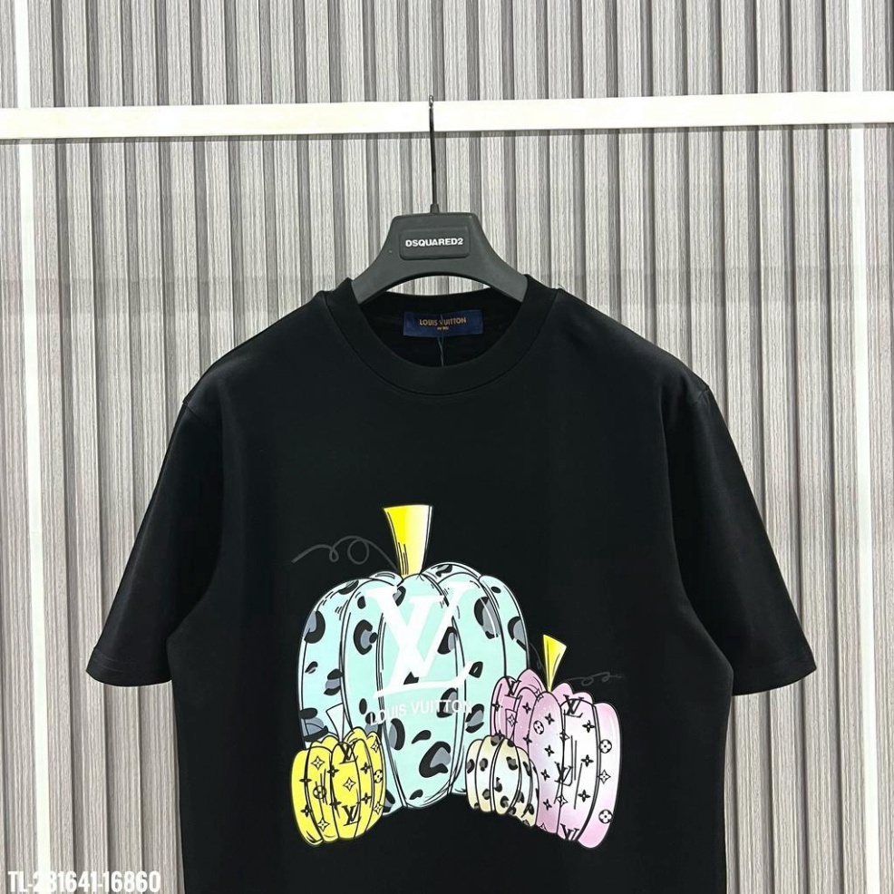 Áo thun LV Áo Louis Vuiton in họa tiết Trái Bí MS02 Vải Cotton 100%